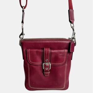 Coach Hampton Leather Swingpack Crossbody Bag Vintage